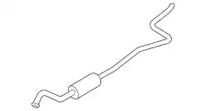 MUFFLER ASY - REAR GN1Z-5A289-G FORD