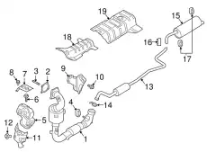 MUFFLER ASY - REAR GN1Z-5A289-G FORD
