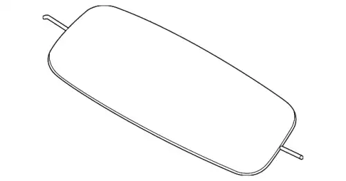 GLASS - BACK WINDOW FR3Z-7642006-A FORD