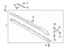 FR3Z6310176AC MOULDING FORD