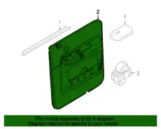 Панель обшивки двери задней 8C3Z-3627407-BB FORD