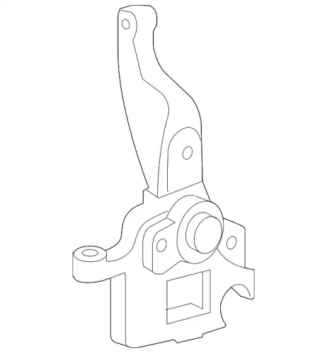 Кулак поворотный FORD 5L5Z-3105-BA