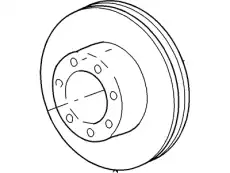 Тормозной диск FORD 6U9Z-2C026-B ,
