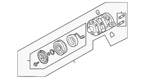 Компрессор кондиционера BR3Z-19703-B FORD