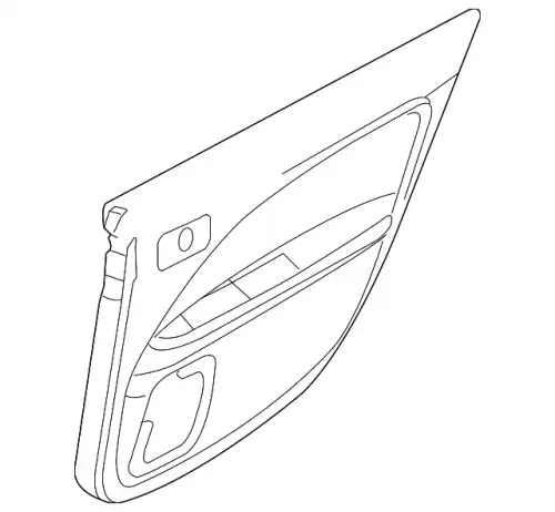 Панель обшивки двери задней 8E5Z-5427406-GC FORD