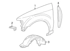 Крыло FORD 1L5Z-16005-AA