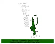 STRUT - SUSPENSION JL1Z-18124-C FORD