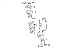 STRUT - SUSPENSION JL1Z-18124-C FORD