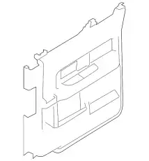 Панель обшивки двери задней CL3Z-1627407-AA FORD