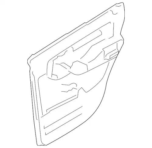 Панель обшивки двери задней 6L2Z-7827407-EAA FORD