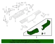 EXTENSION - BUMPER BAR HC3Z17906JA FORD