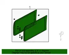 Стекло боковое 7L1Z-7829701-C FORD