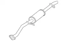 Глушитель средняя часть 5L8Z-5A212-DA FORD