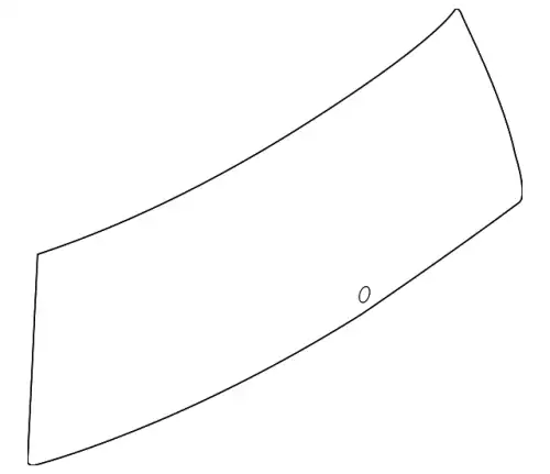 Стекло заднее CA8Z-7442006-B FORD