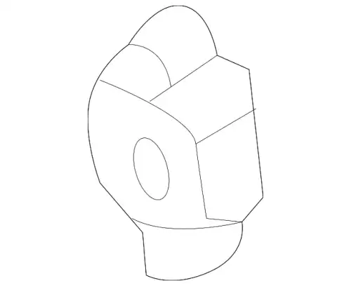 Кронштейн бампера 4L3Z-17C886-BB FORD