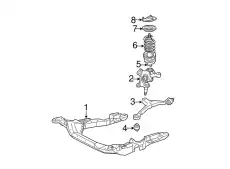 Кулак поворотный FORD 3F1Z-3K185-AA