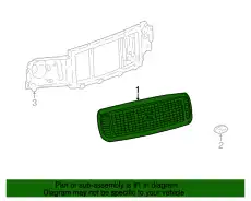 Решетка радиатора FORD 5C7Z-8200-CAB