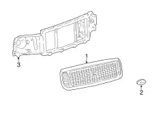 Решетка радиатора FORD 5C7Z-8200-CAB