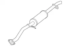 Глушитель средняя часть 5E6Z-5A212-BA FORD