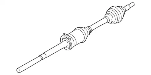 SHAFT - FRONT AXLE FB5Z-3B436-E FORD