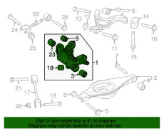 Кулак поворотный FORD DB5Z-5B759-B