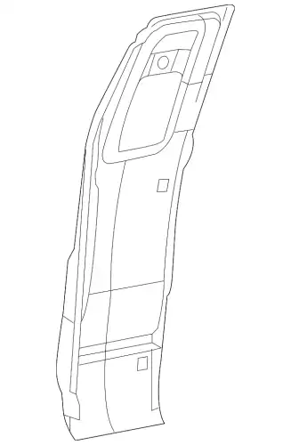 Панель двери задней левой 4L3Z-1524701-CA FORD