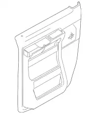 Панель обшивки двери передняя левая 9C2Z-1523943-CA FORD