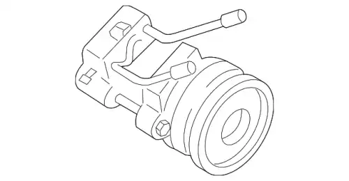 Компрессор кондиционера 4L3Z-19V703-AA FORD