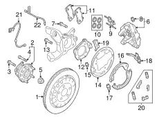Ступица FORD FR3Z-1104-E