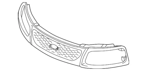 Решетка радиатора FORD 1L3Z-8200-ACA