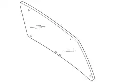 Стекло двери багажника BL8Z-7842006-B FORD