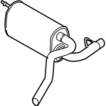 MUFFLER ASY - CENTRE DV6Z-5230-B FORD