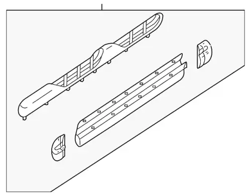 Подножка YL8Z-16450-AAA FORD
