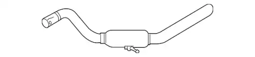 Труба выхлопная 7L2Z-5A212-B FORD