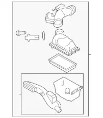 Фильтр воздушный FORD BH6Z-9600-B