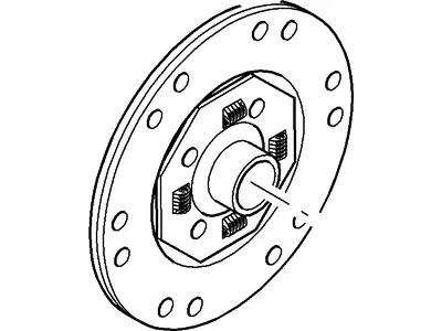 Диск сцепления FORD 7S4Z-7550-A