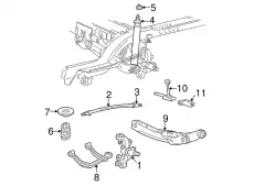 Рычаг подвески FORD 1F1Z-5A649-AA