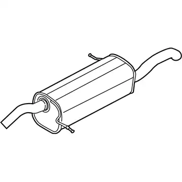 MUFFLER ASY - REAR DV2Z-5A289-C FORD