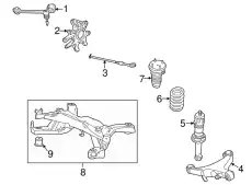 Рычаг подвески FORD 6W4Z-5A649-AB