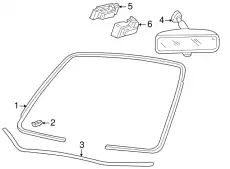 Стекло лобовое XW4Z-5403100-BA FORD