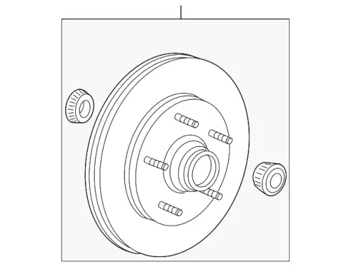 Тормозной диск FORD 5U2Z-1V102-CA