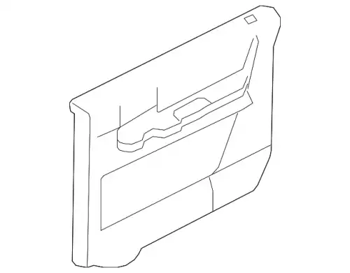 Панель обшивки двери задней 8L1Z-7827407-EA FORD