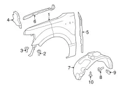 Крыло FORD BL3Z-16006-A