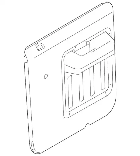 Панель обшивки двери задней BC3Z-2627407-AA FORD