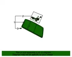 Стекло заднее 6L5Z-13422B30-A FORD