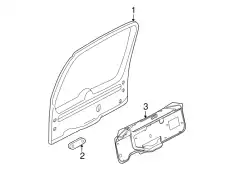 Панель обшивки двери багажника 6L2Z-7846404-AAA FORD
