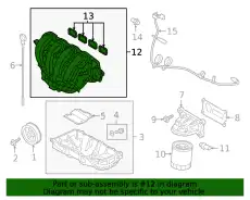 MANIFOLD ASY - INLET JX6Z-9424-A FORD
