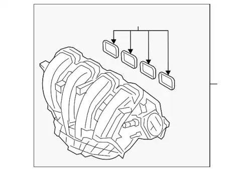 MANIFOLD ASY - INLET JX6Z-9424-A FORD