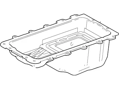 Поддон картера двигателя FORD 4C2Z-6675-BA