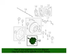 SPACER - WHEEL HUB HC3Z1A014A FORD